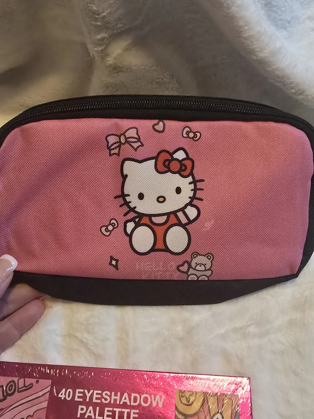 Hello Kitty 40 Shade Eyeshadow Palette & Accessories Bundle